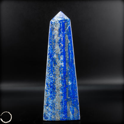 Natürlicher Königsblauer Lapislazuli Kristall-Obelisk, Spitzenqualität - 363,45 g