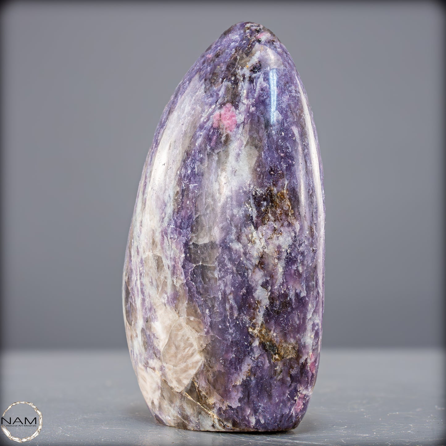 Natürlicher Einhornstein - Lepidolit Kristall-Freiform - 932,71g