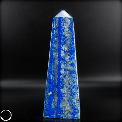 Natürlicher Königsblauer Lapislazuli Kristall-Obelisk, Spitzenqualität - 363,45 g