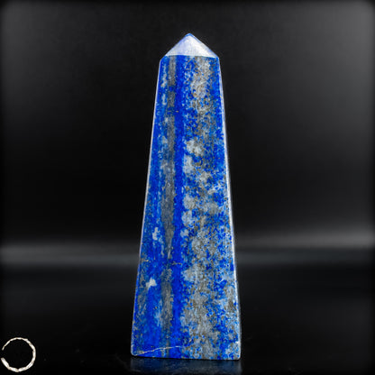 Natürlicher Königsblauer Lapislazuli Kristall-Obelisk, Spitzenqualität - 363,45 g