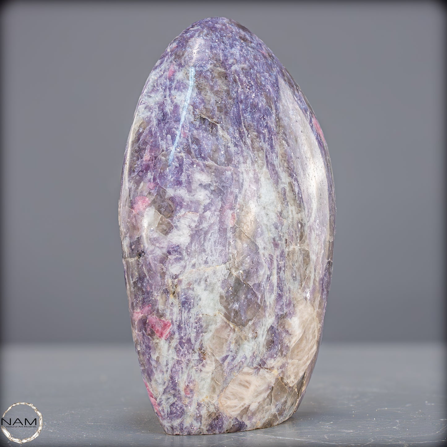 Natürlicher Einhornstein - Lepidolit Kristall-Freiform - 932,71g