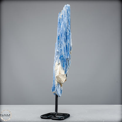 Natürlicher Kyanit-Kristall Cluster auf Ständer aus Brasilien - 596,16g