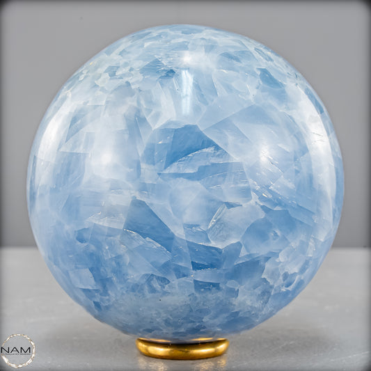 Natürliche Blaue Calcit-Kristall Kugel -1022,67g - 85mm
