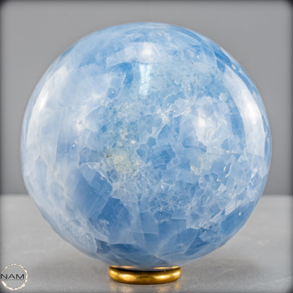 Natürliche Blaue Calcit-Kristall Kugel -1022,67g - 85mm
