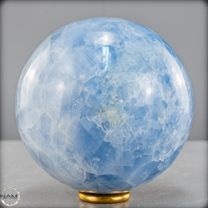 Natürliche Blaue Calcit-Kristall Kugel -1022,67g - 85mm