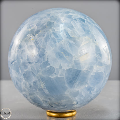 Natürliche Blaue Calcit-Kristall Kugel -1022,67g - 85mm