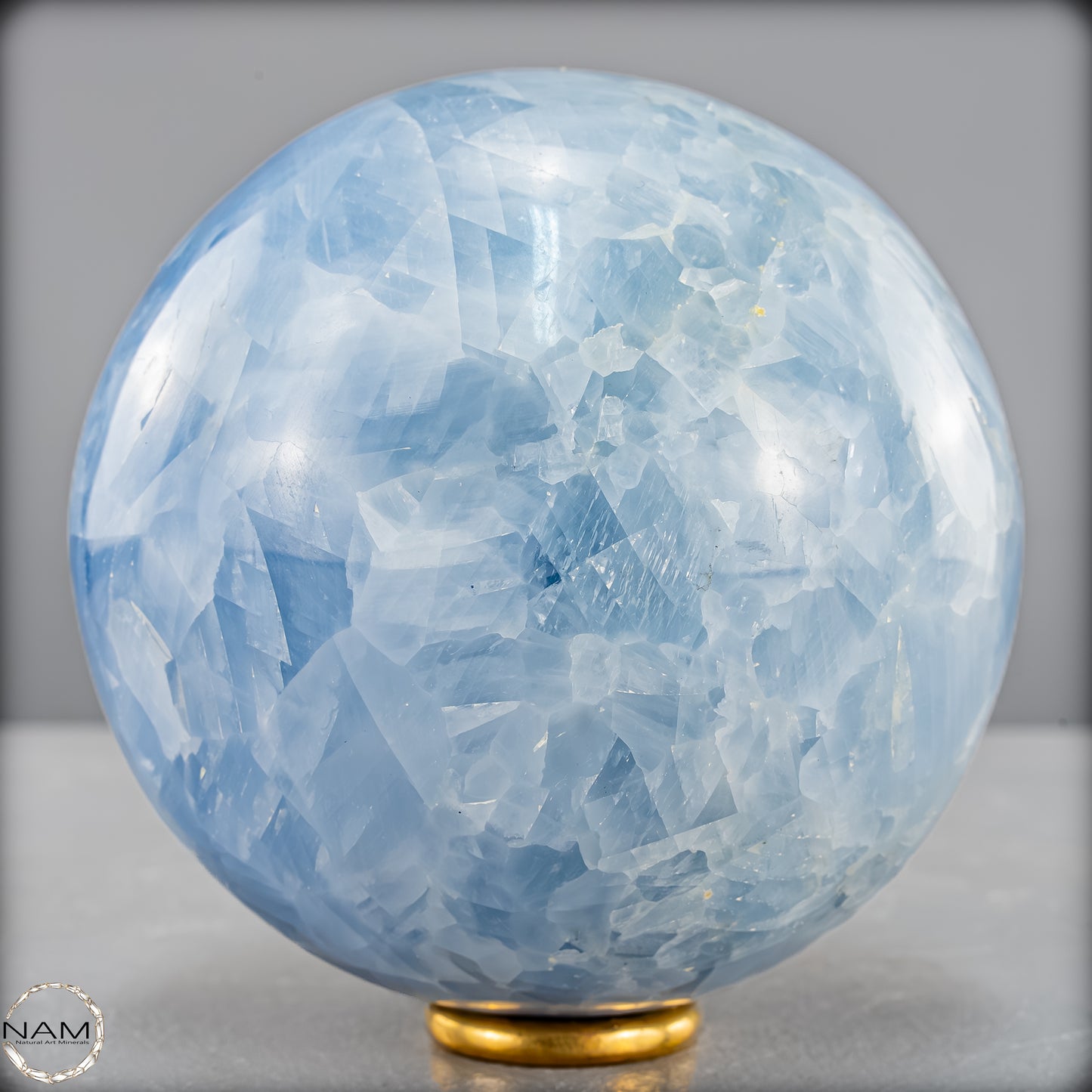 Natürliche Blaue Calcit-Kristall Kugel -1022,67g - 85mm