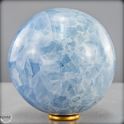 Natürliche Blaue Calcit-Kristall Kugel -1022,67g - 85mm