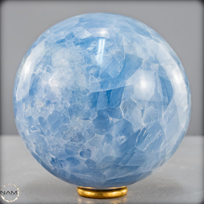 Natürliche Blaue Calcit-Kristall Kugel -1022,67g - 85mm