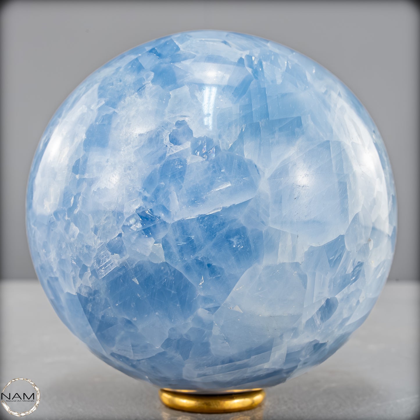 Natürliche Blaue Calcit-Kristall Kugel -1022,67g - 85mm