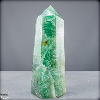 Natürlicher Grüner Fluorit-Kristall Obelisk - 873,72g
