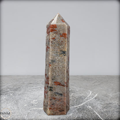 Natürliche Rote Aventurin Obelisk aus Madagaskar - 635,34g