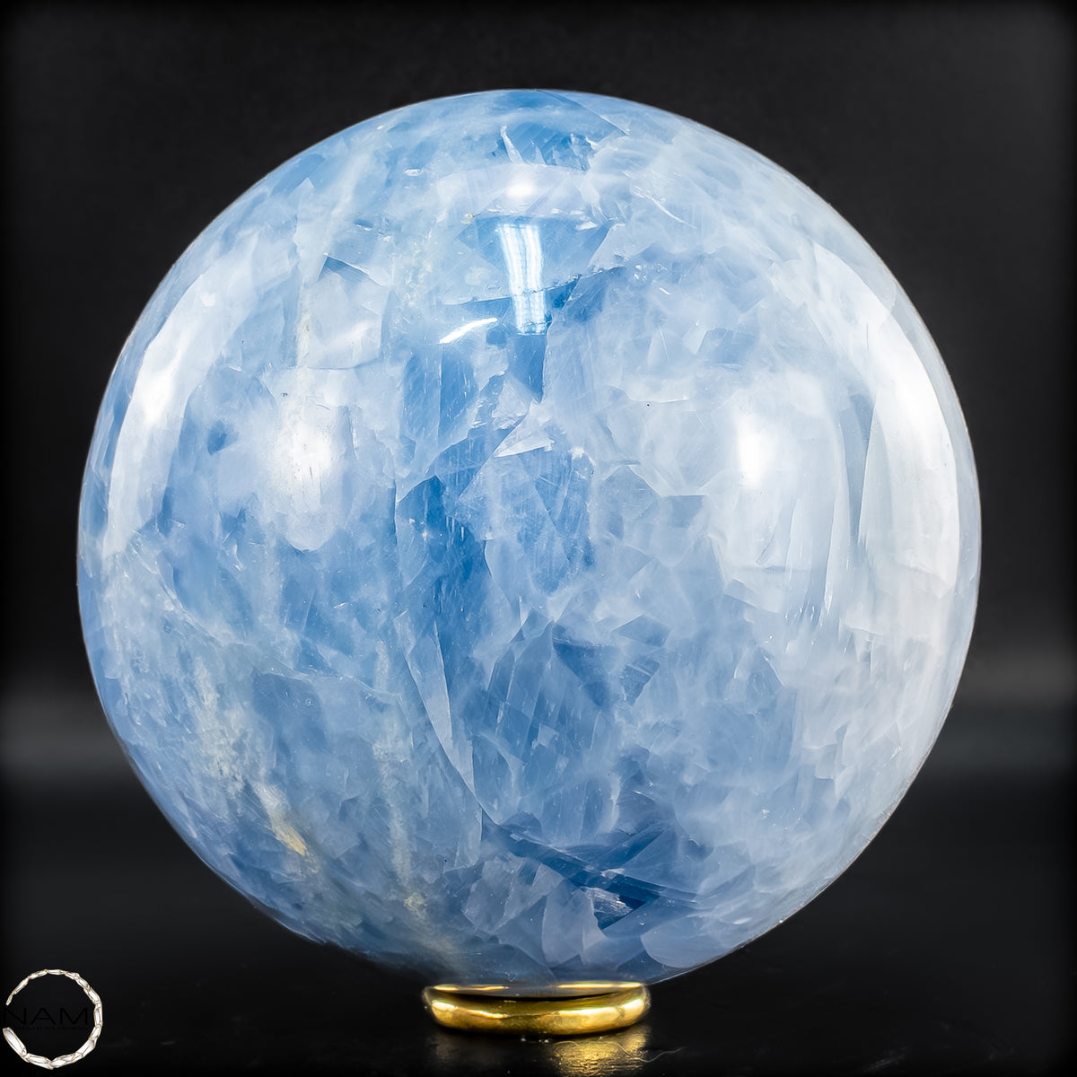 Natürliche Blaue Calcit-Kristall Kugel - 1749,38 g