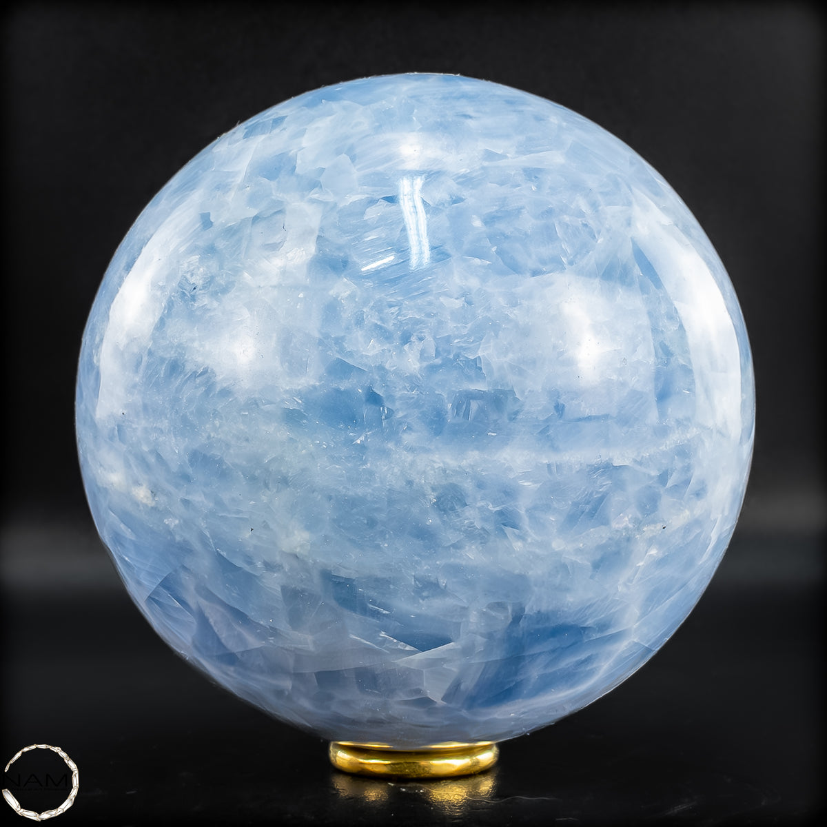 Natürliche Blaue Calcit-Kristall Kugel - 1749,38 g
