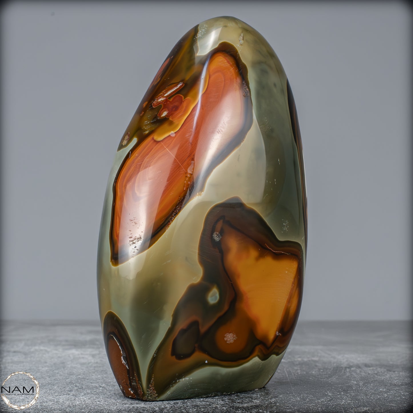 Natürliche Polychrome Jaspis Kristall-Freiform -695,79g