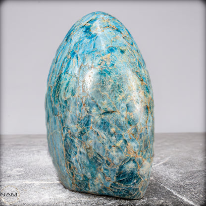 Natürliche Blaue Apatit Kristall-Freiform -1376,62g