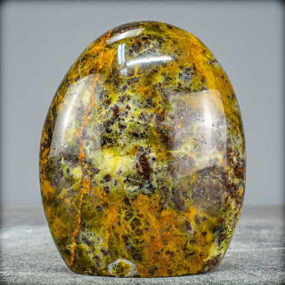 Natürliche Grüner Opal-Kristall Freiform - 611,01g