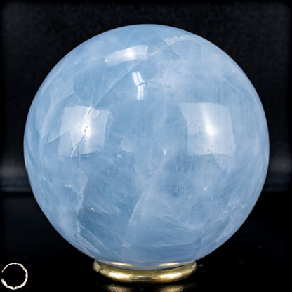 Natürliche Blaue Calcit-Kristall Kugel - 1256,41g