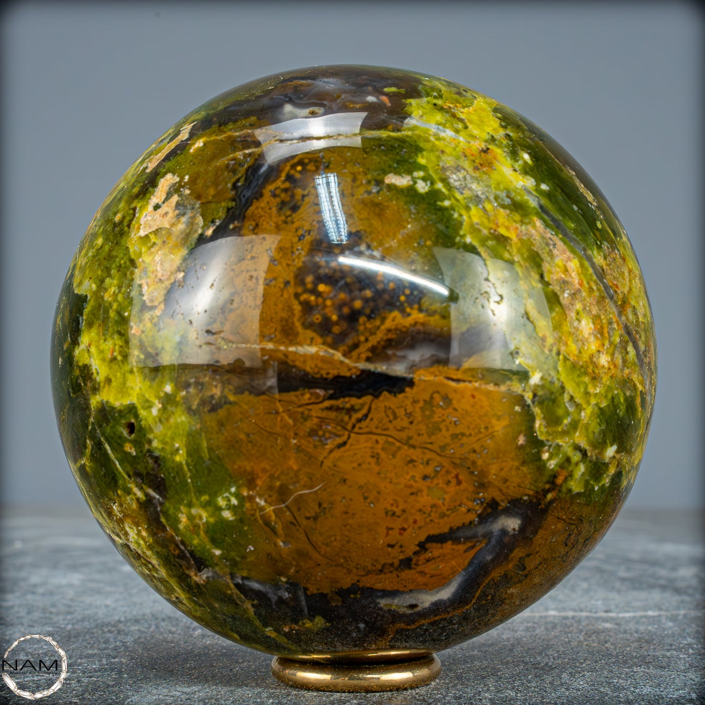 Natürliche Grüne Opal-Kristall Kugel - 1253,21g - 100mm