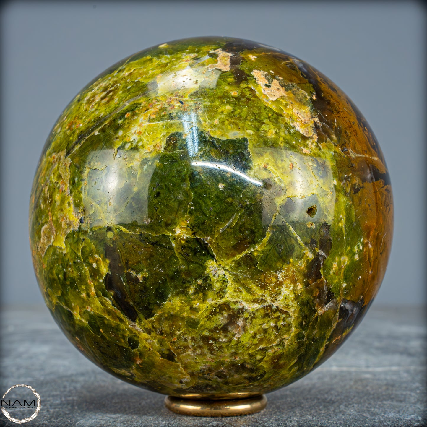 Natürliche Grüne Opal-Kristall Kugel - 1253,21g - 100mm