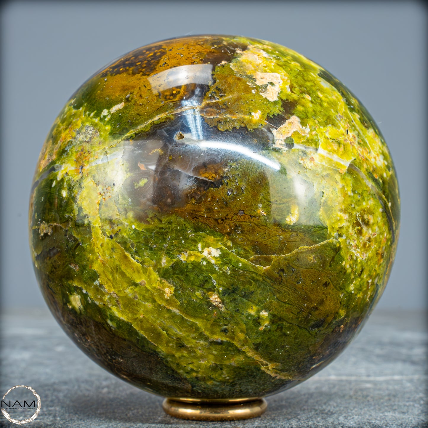 Natürliche Grüne Opal-Kristall Kugel - 1253,21g - 100mm