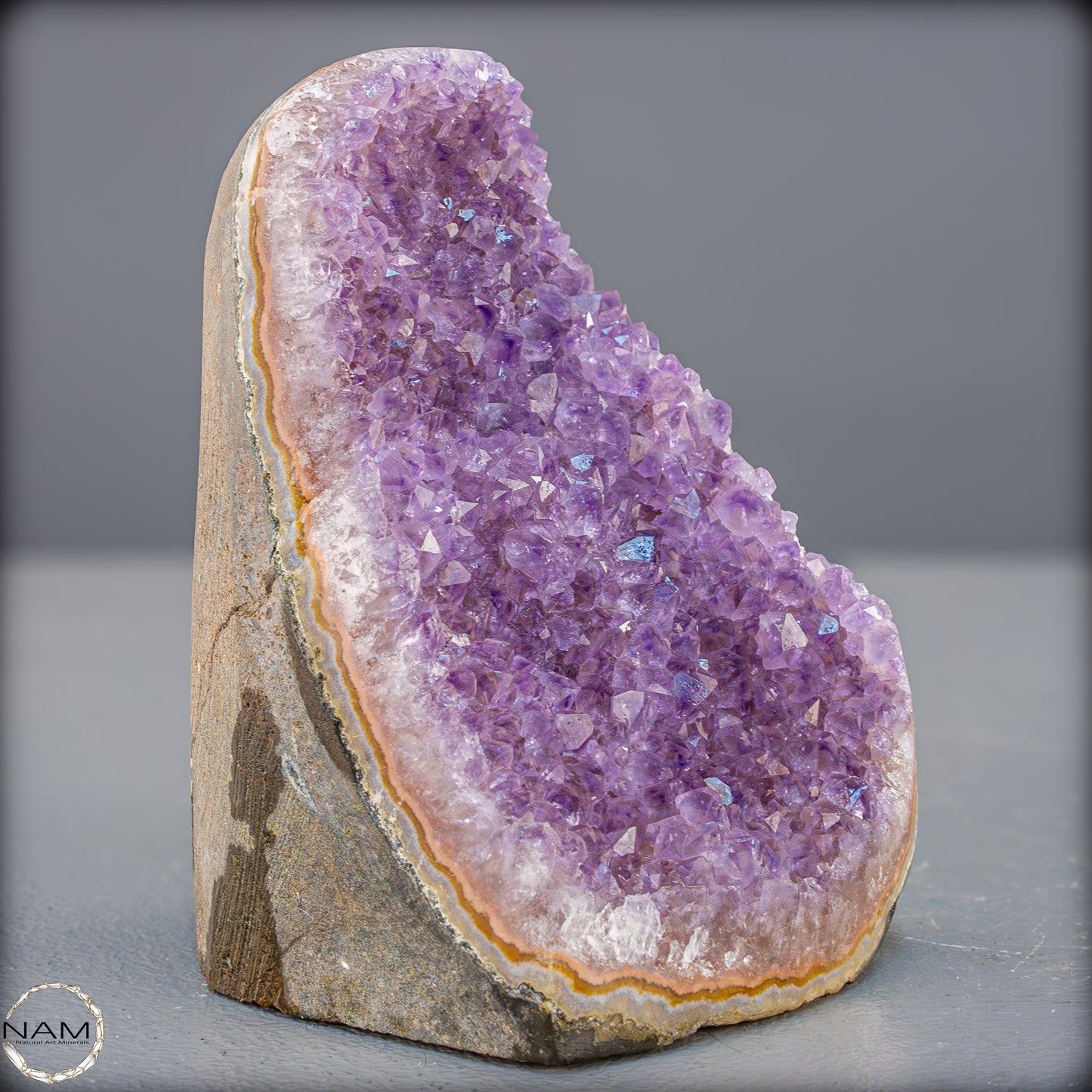 Natürliche Amethyst-Kristall Druse - 760,37g