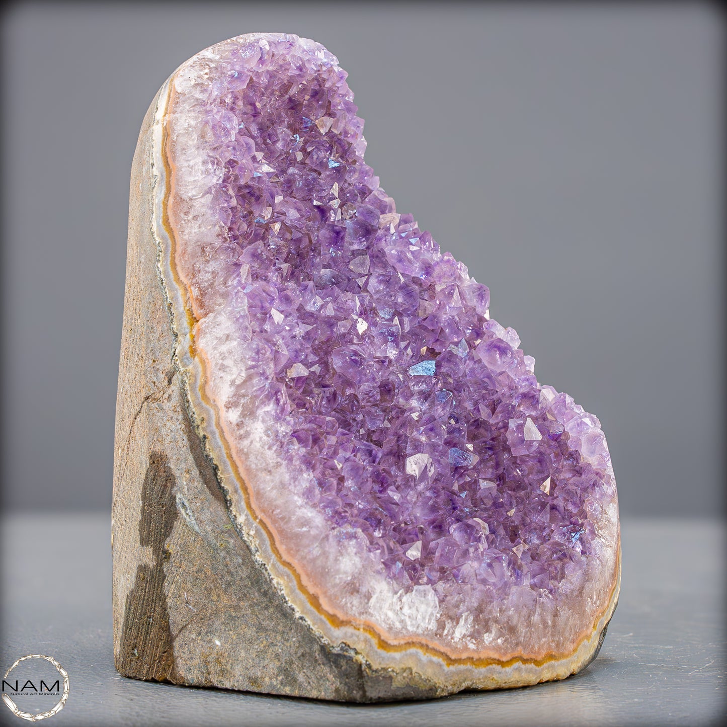 Natürliche Amethyst-Kristall Druse - 760,37g