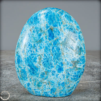 Natürliche Blaue Apatit Kristall-Freiform - 807,75g