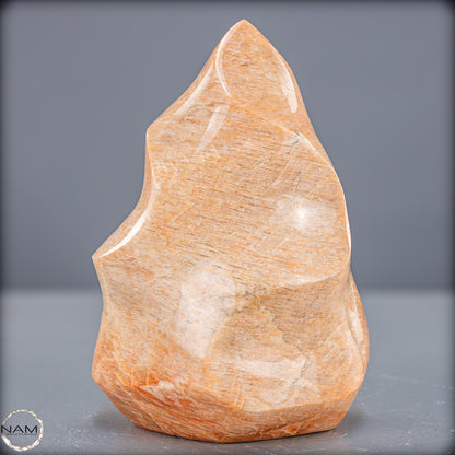 Natürliche Pfirsich-Mondstein Flamme - 1033,21g