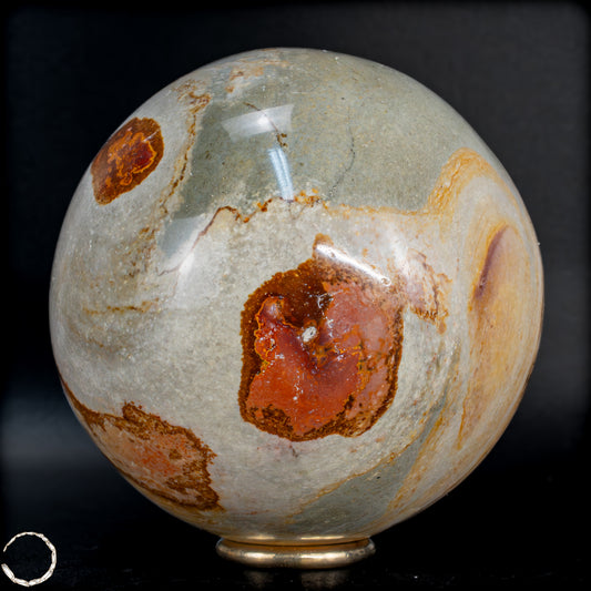 Natürliche Polychrome Jaspis Kristall-Kugel -799,99 g