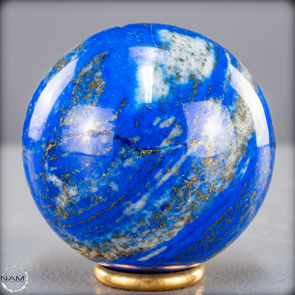 Natürliche Lapislazuli-Kristall-Kugel - 372,99g - 62mm