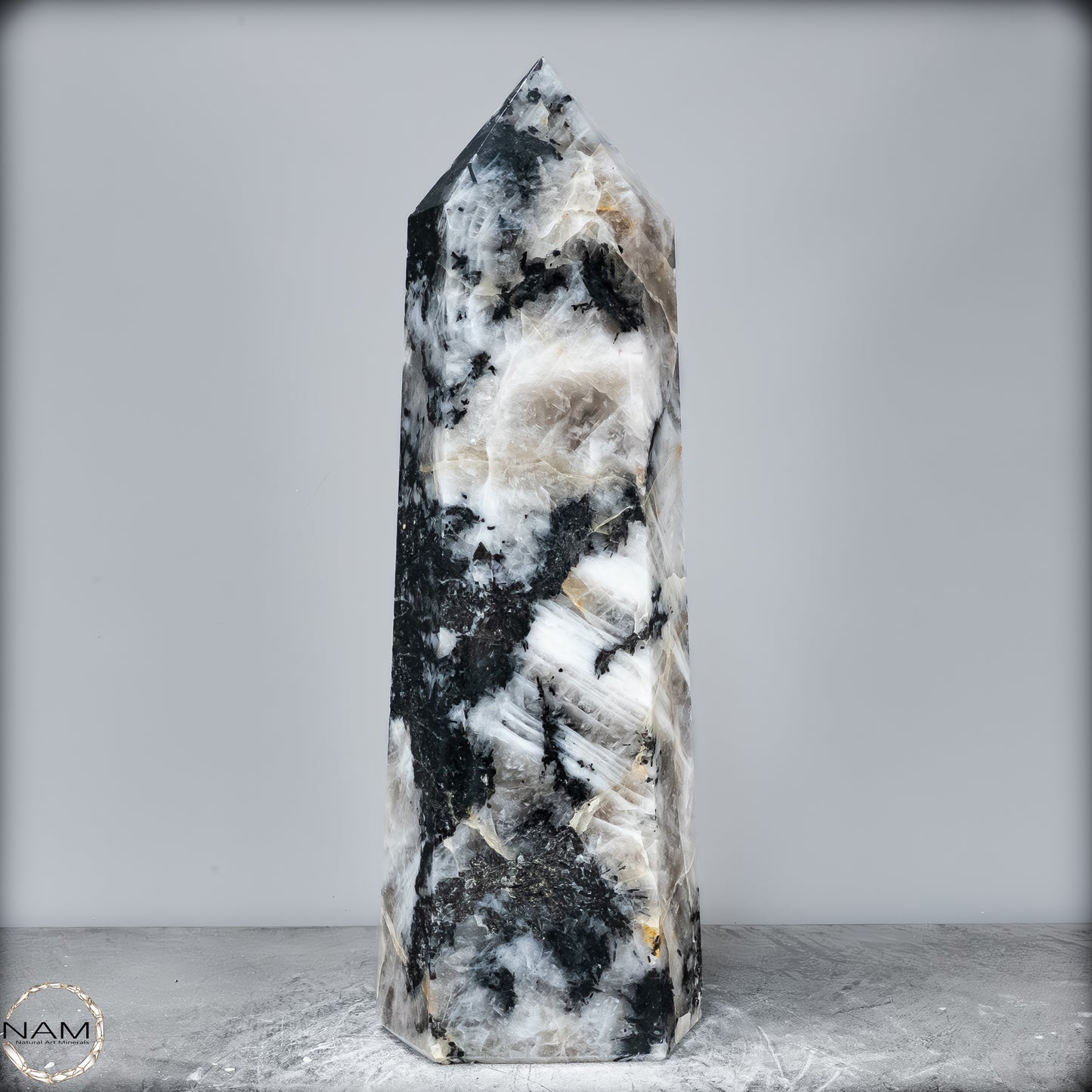 Natürlicher Tourmalin & Quarzkristall Obelisk aus Brasilien - 17106,23g