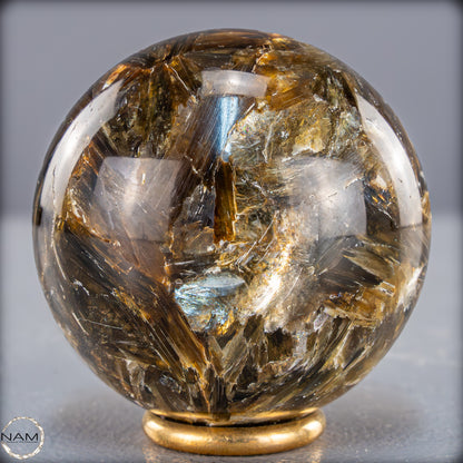 Natürliche Mica (Glimmer) Kristallkugel aus Brasilien - 304,79g - 59,6mm