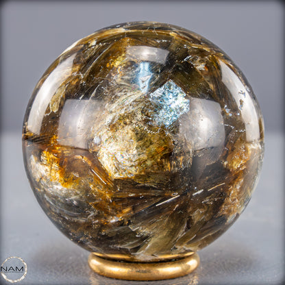 Natürliche Mica (Glimmer) Kristallkugel aus Brasilien - 304,79g - 59,6mm