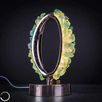 Natürliche Fluorit-Lampe aus Brasilien – 501,11 g