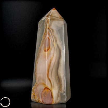 Natürlicher Polychromer Jaspis Obelisk -683,38 g