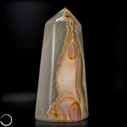 Natürlicher Polychromer Jaspis Obelisk -683,38 g