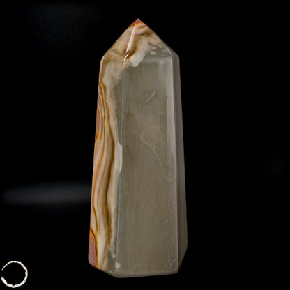 Natürlicher Polychromer Jaspis Obelisk -683,38 g