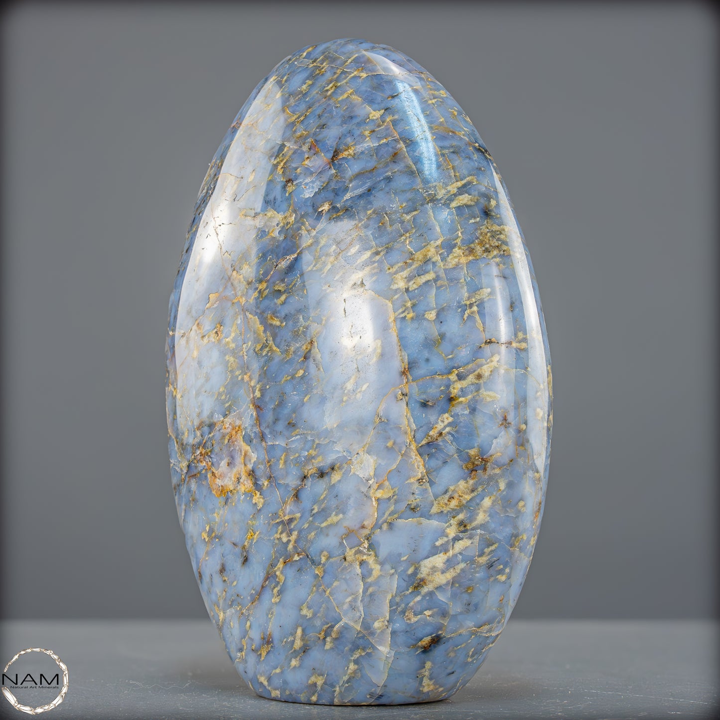 Natürliche Blaue Quarz Freiform aus Brasilien - 2328,15g