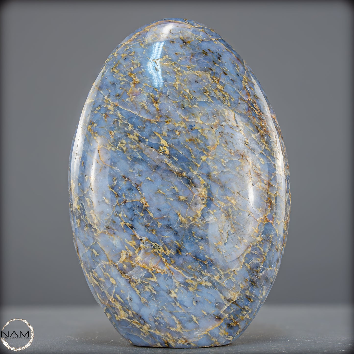 Natürliche Blaue Quarz Freiform aus Brasilien - 2328,15g