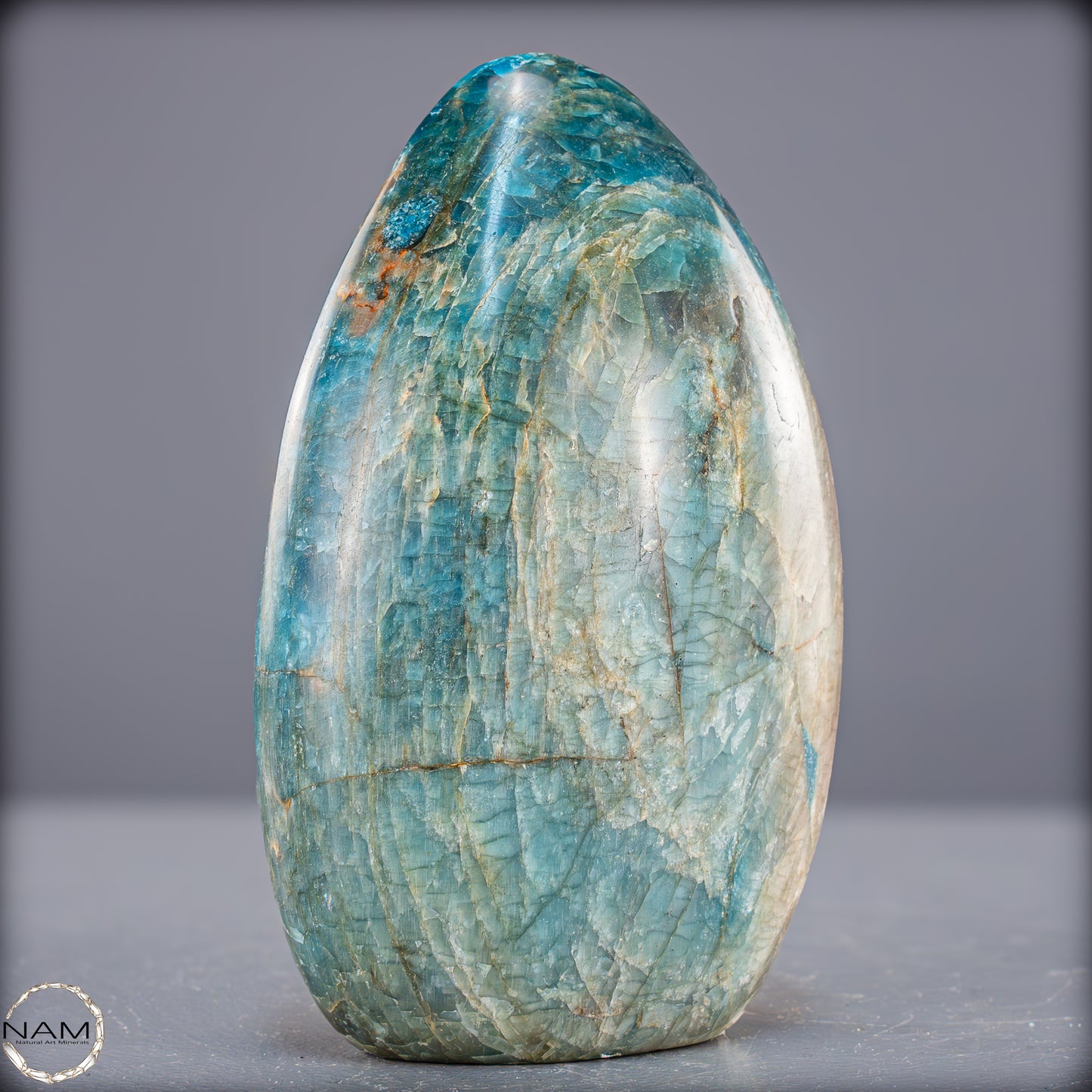 Natürliche Blaue Apatit Kristall-Freiform - 787,99g