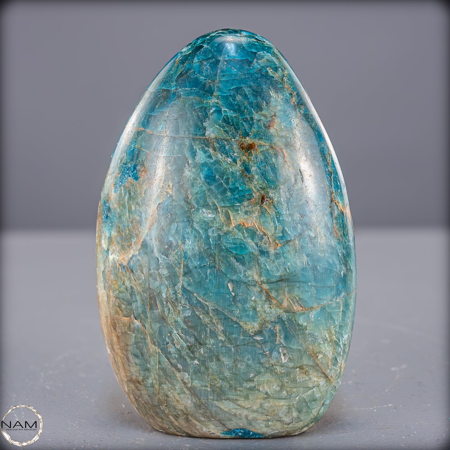 Natürliche Blaue Apatit Kristall-Freiform - 787,99g