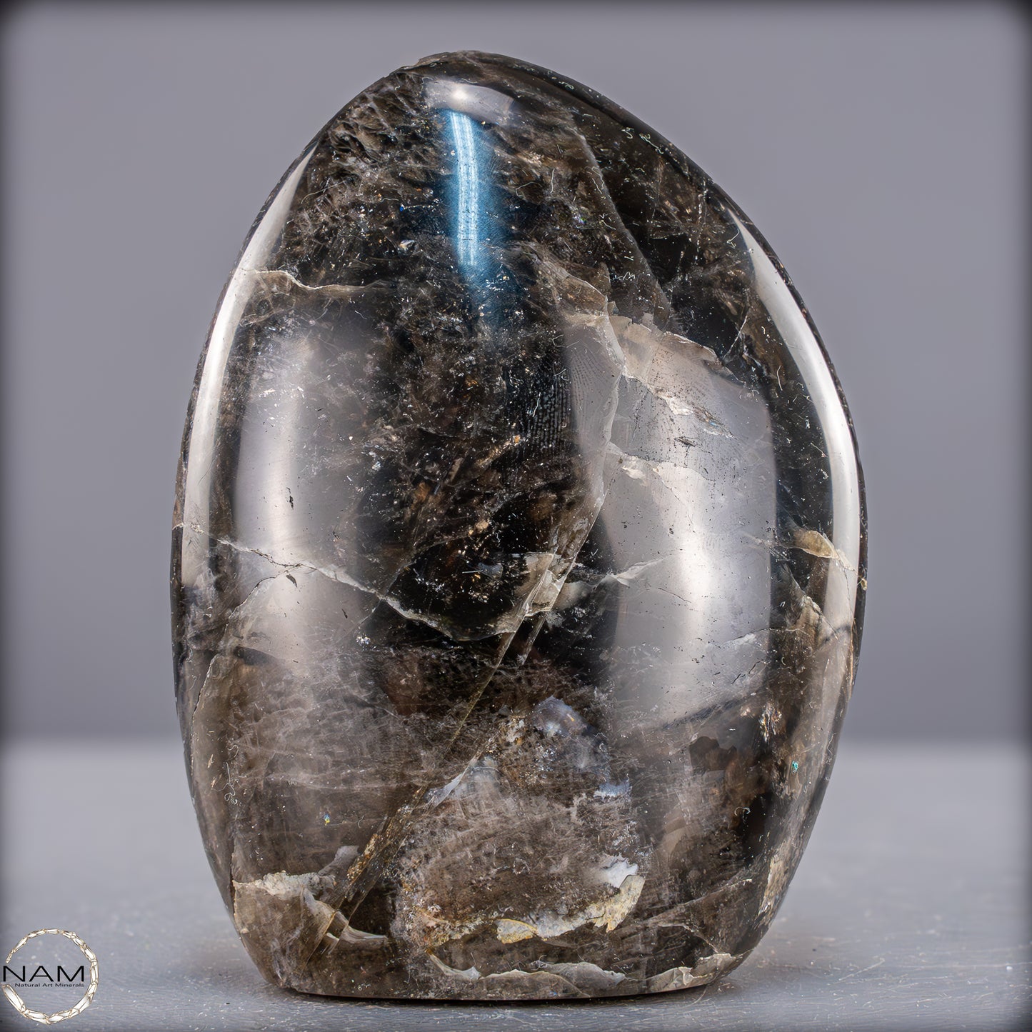 Natürliche Rauchquarz Kristall Freiform aus Brasilien - 732,75g