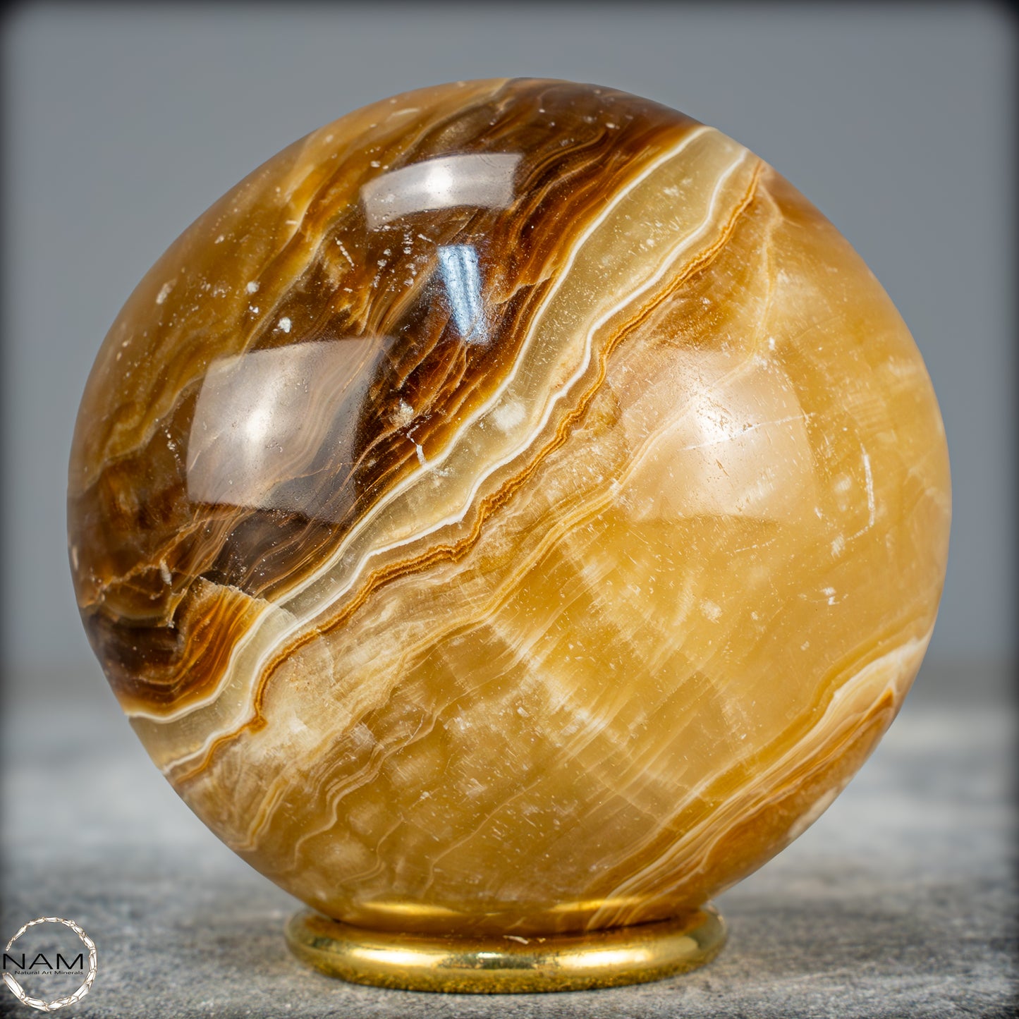 Natürliche Aragonit-Kristall Kugel - 785,34g - 82mm
