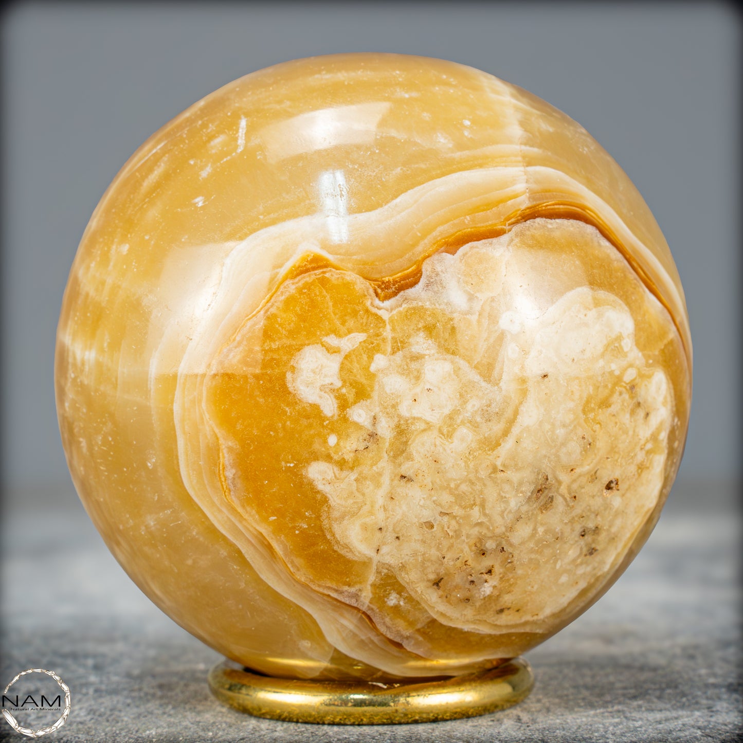 Natürliche Aragonit-Kristall Kugel - 785,34g - 82mm
