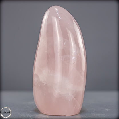 Natürliche Rosenquarz-Kristall Freiform aus Brasilien - 869,45g