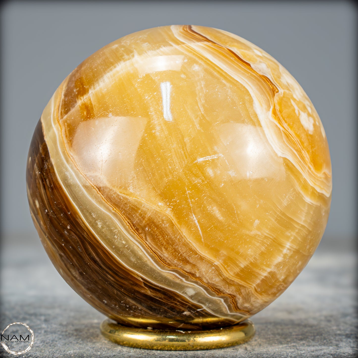 Natürliche Aragonit-Kristall Kugel - 785,34g - 82mm