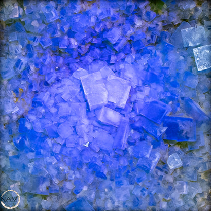 Natürliche Grüner Fluorit Kristalle auf Matrix - 24752,62g