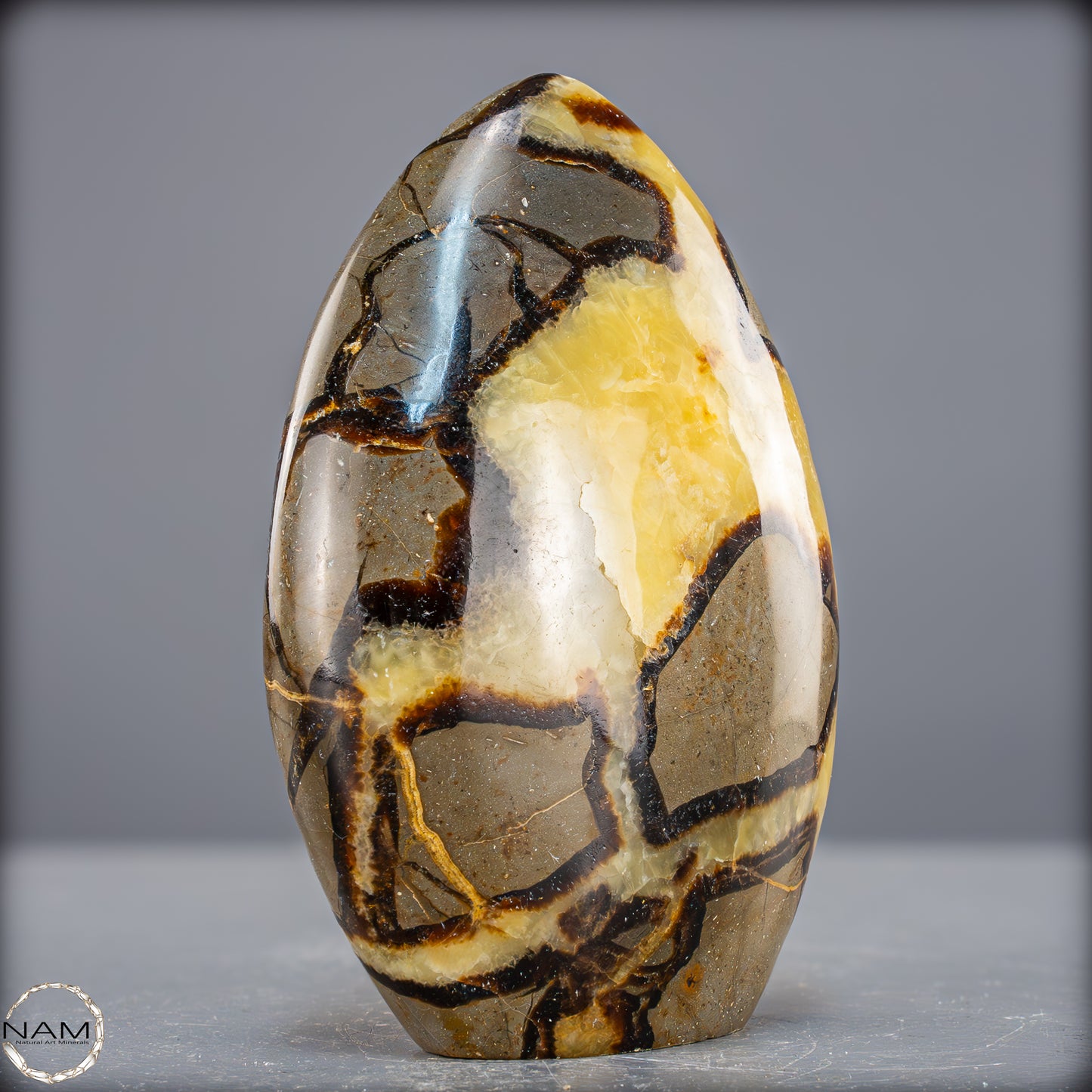 Natürliche Septarien-Kristall Freiform - 873,39g