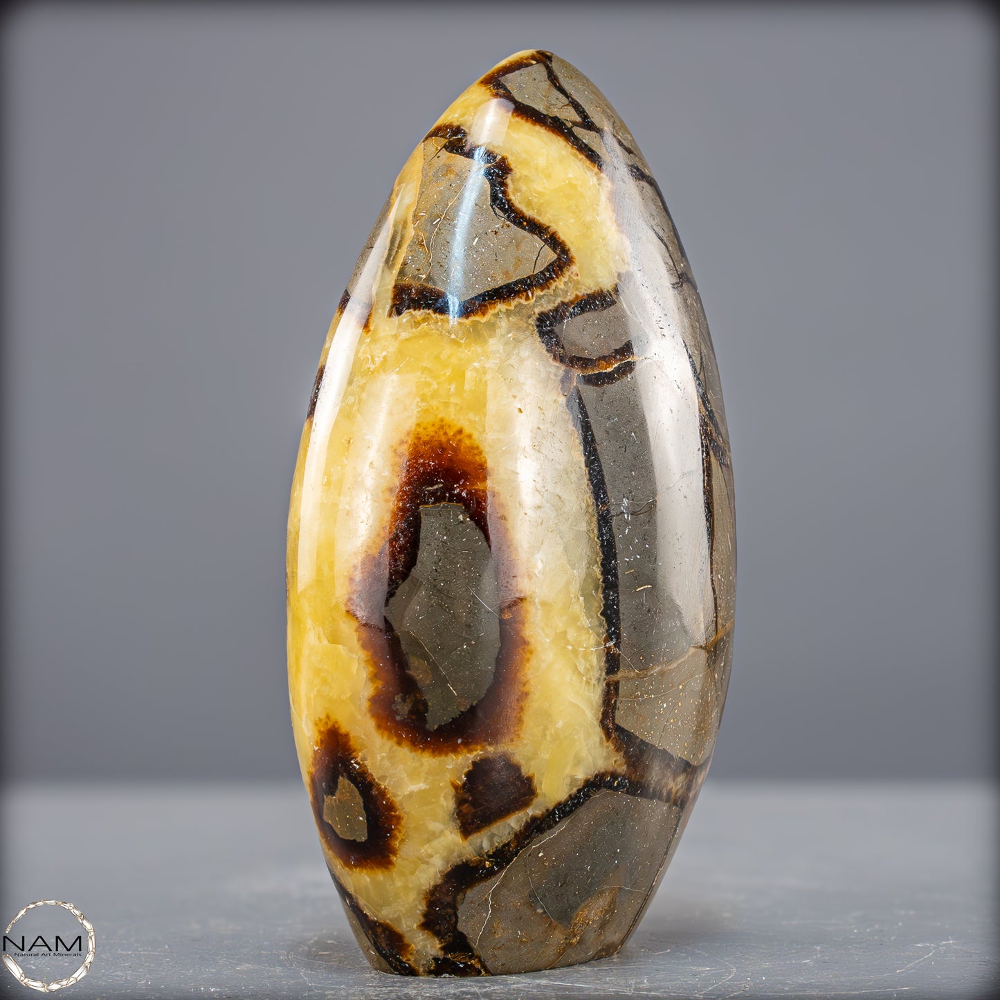 Natürliche Septarien-Kristall Freiform - 873,39g